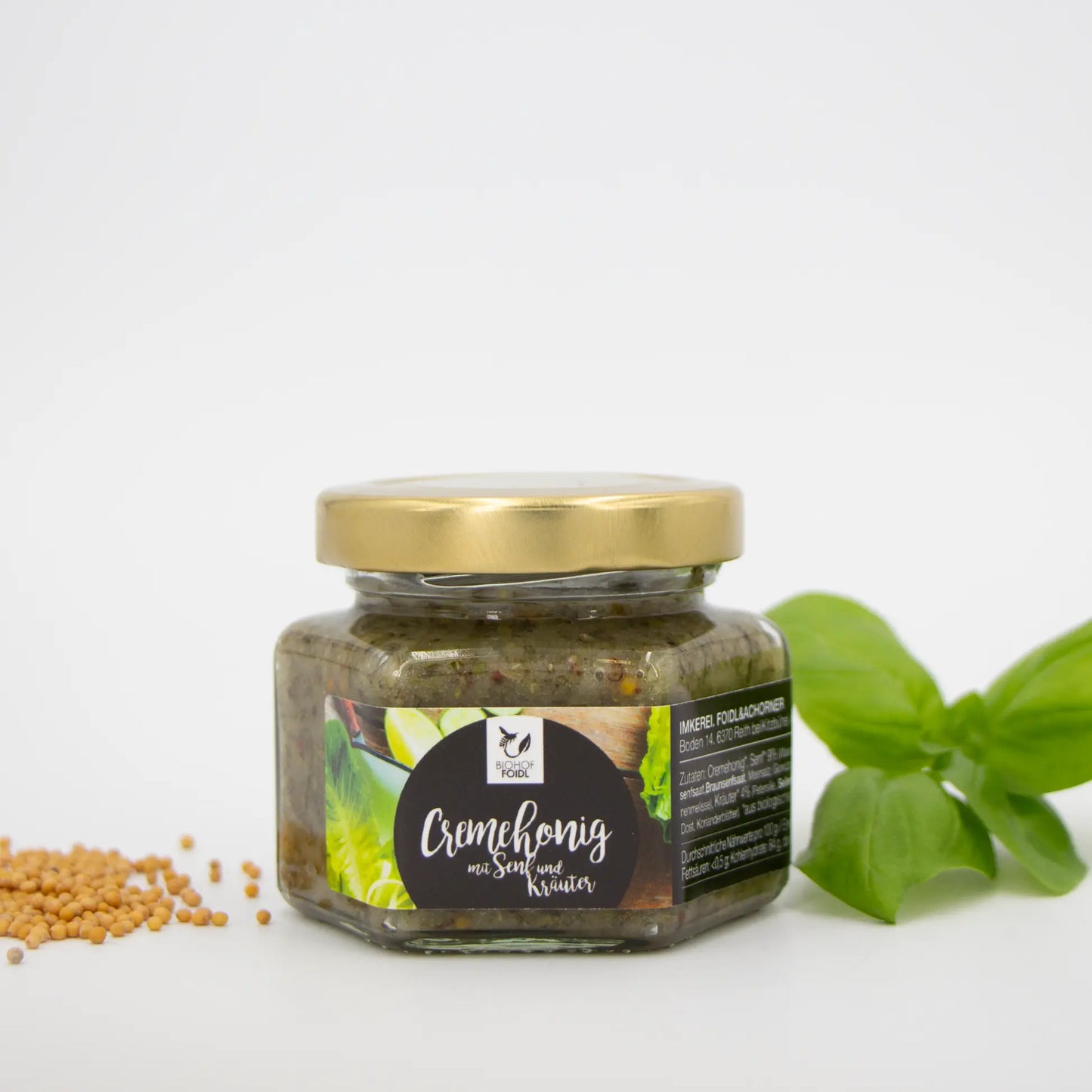 Cremehonig mit Kräuterauszüge