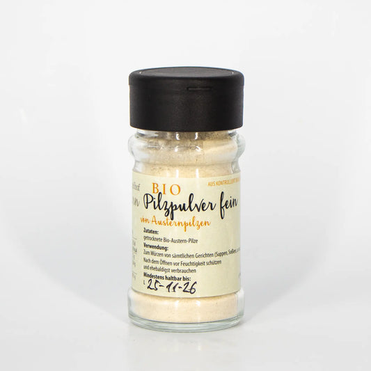 Bio Pilzpulver fein von Austernpilzen