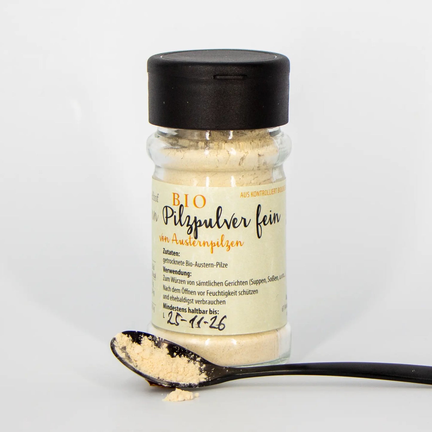 Bio Pilzpulver fein von Austernpilzen