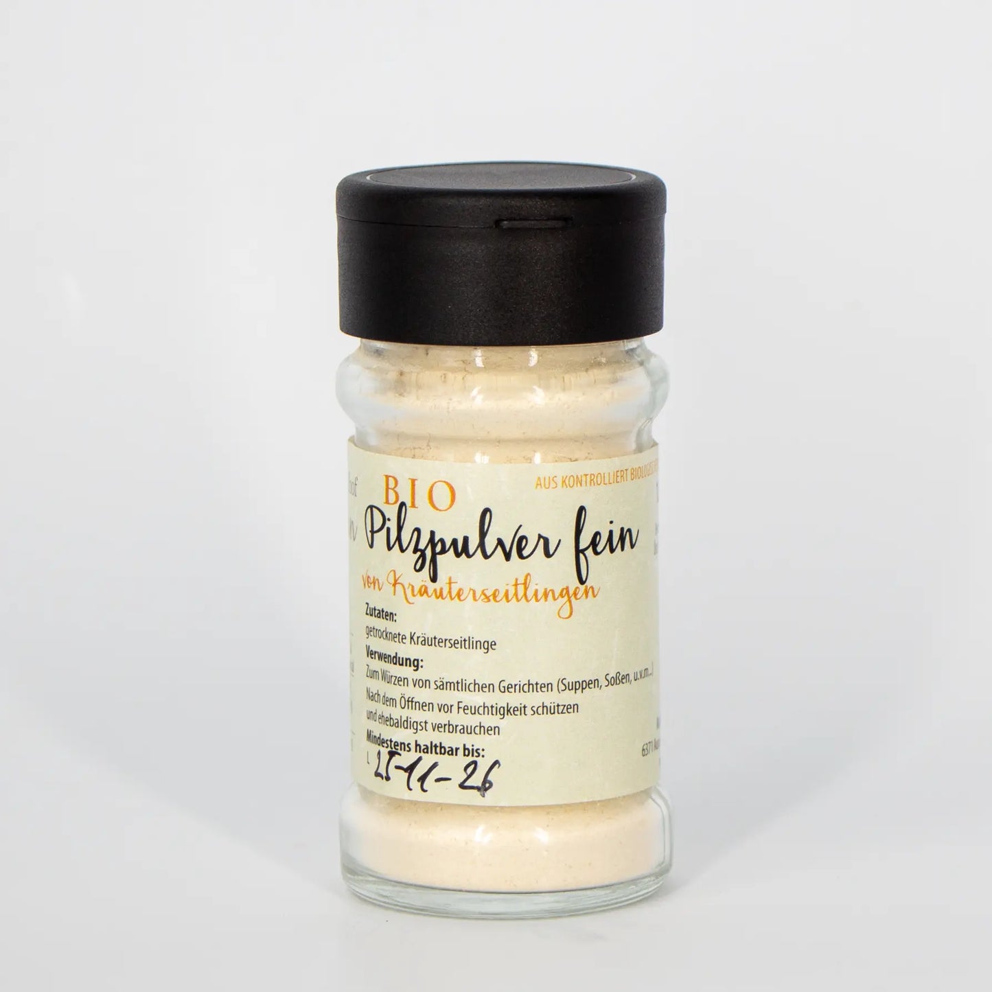 Bio Pilzpulver fein von Kräuterseitlingen