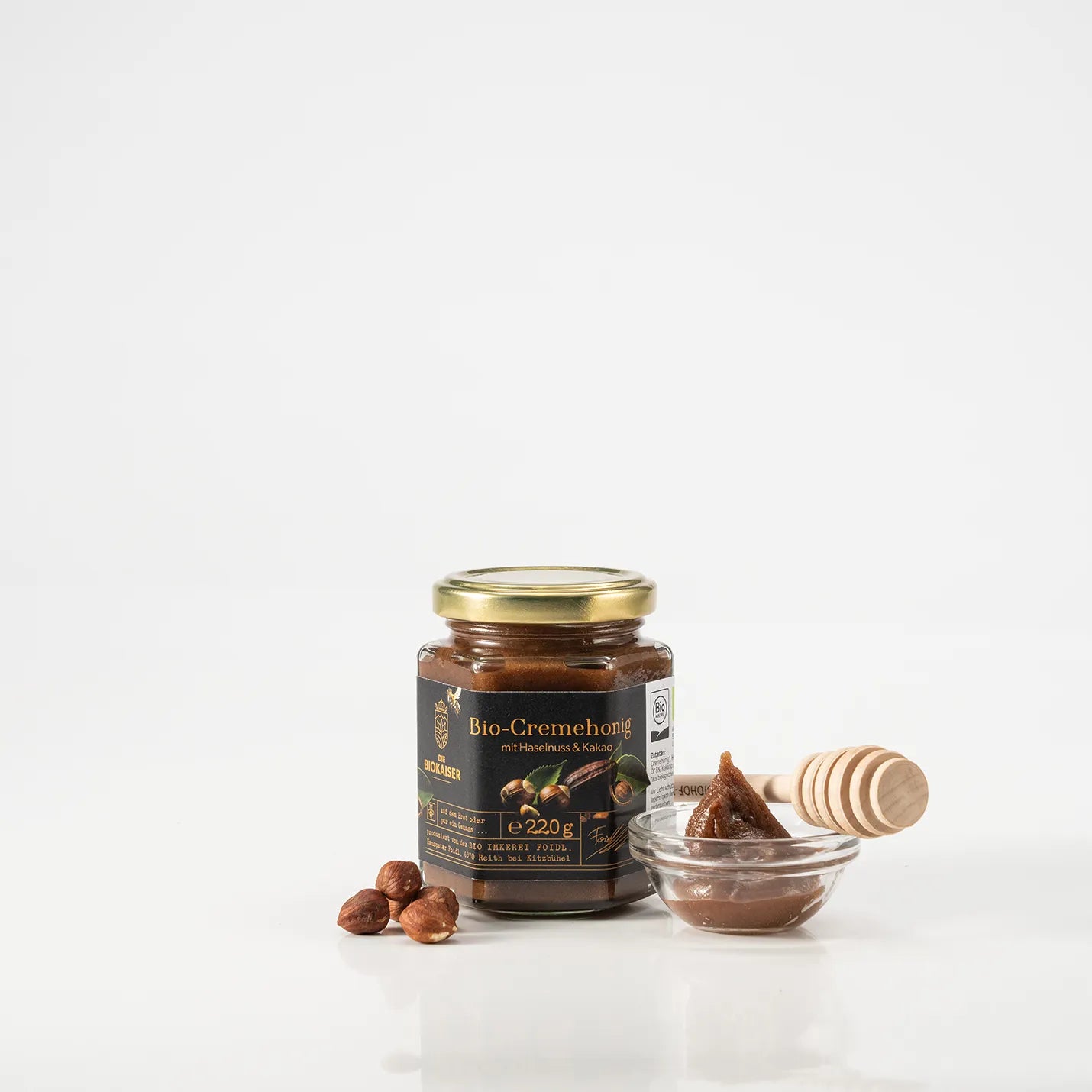 Bio Cremehonig mit Haselnuss & Kakao