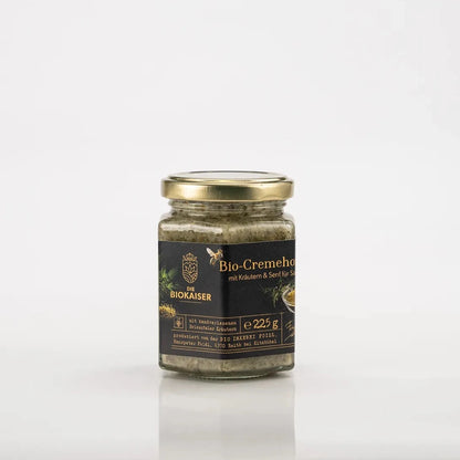 Bio Cremehonig mit Kräuter & Senf für Salate