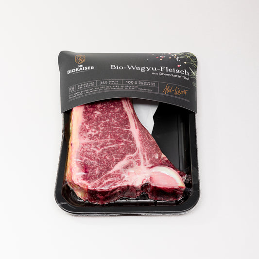 Bio Wagyu T-Bone Steak; mit Filetanteil unter 3cm