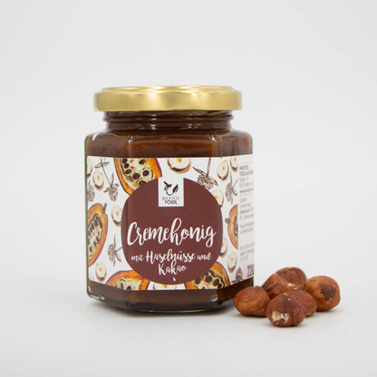 Cremehonig mit Haselnuss und Kakao