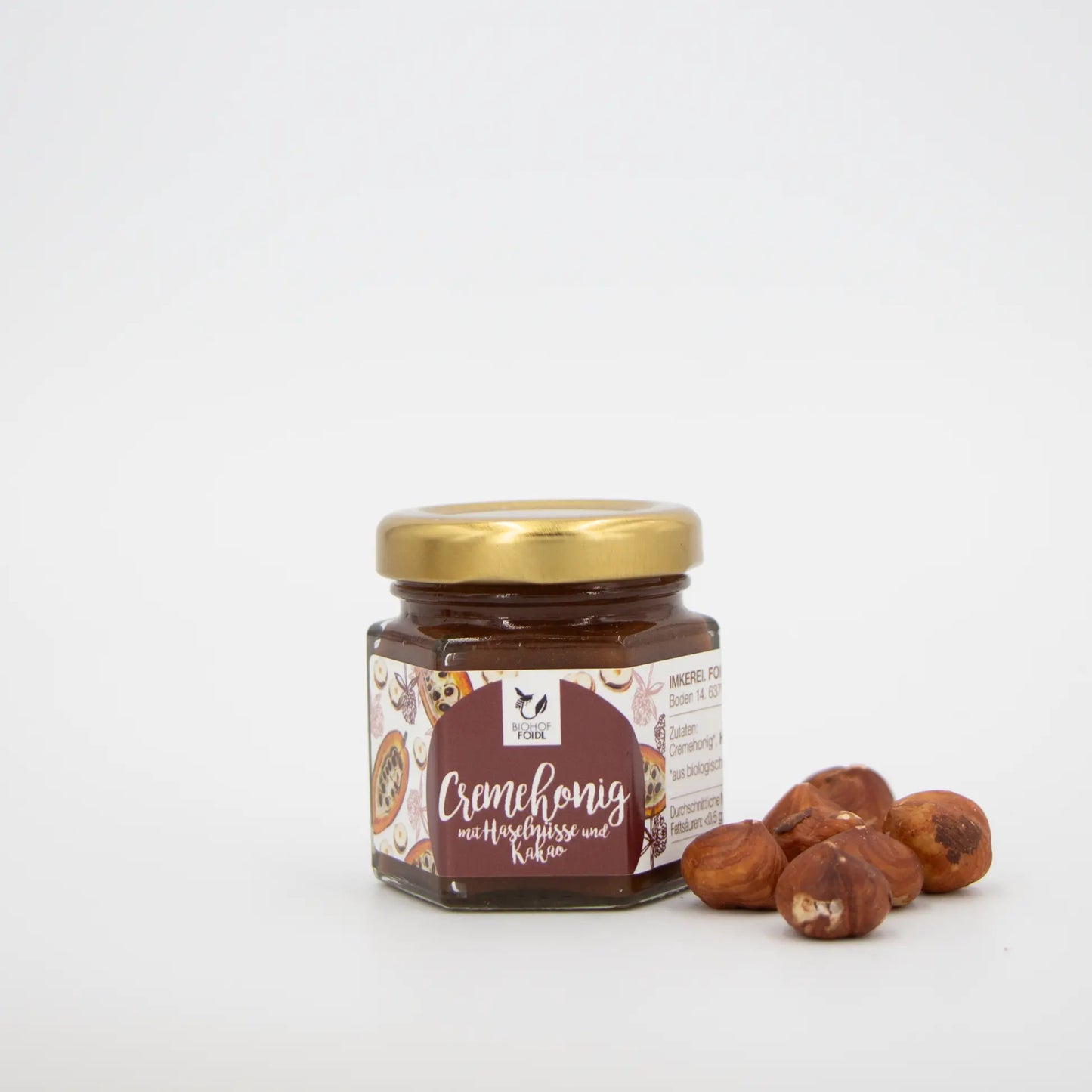 Cremehonig mit Haselnuss und Kakao