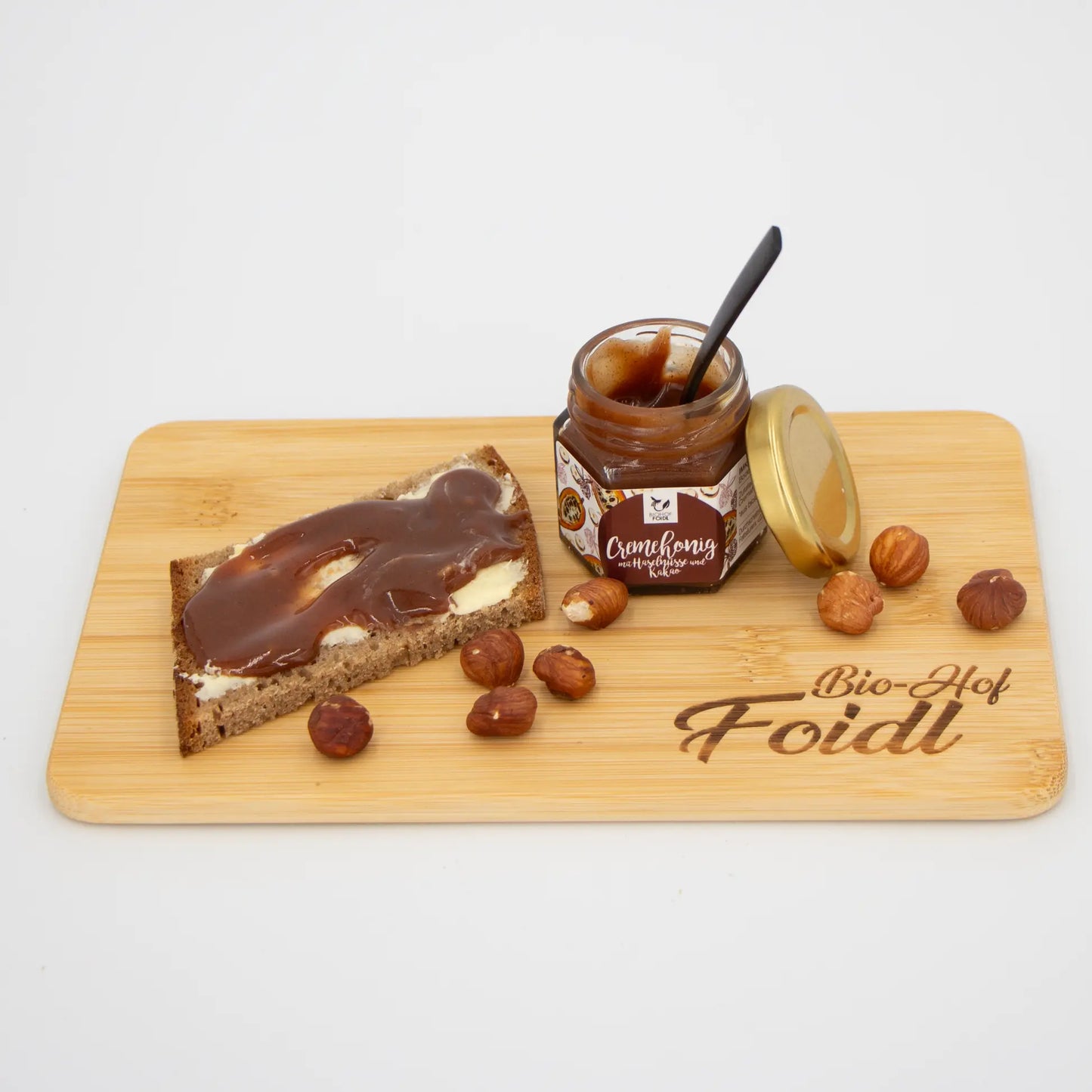 Cremehonig mit Haselnuss und Kakao