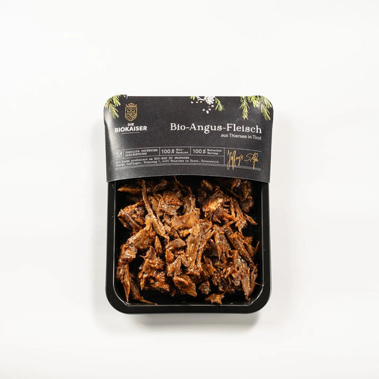 Bio Angus Pulled Beef pre-cooked